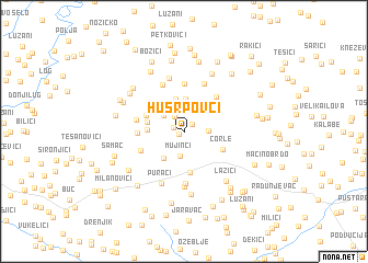 map of Husrpovci