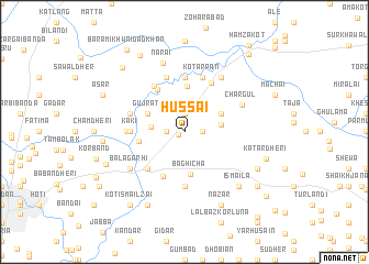 map of Hussai