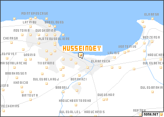 map of Husseïn Dey