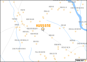 map of Hussene