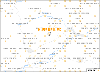 map of Hußweiler