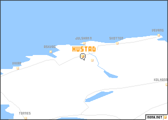 map of Hustad