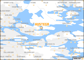 map of Hustega