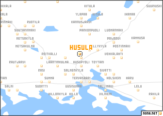 map of Husula