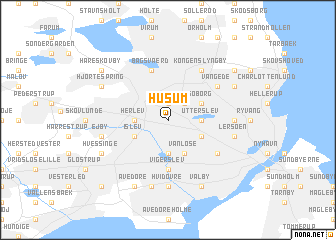 map of Husum