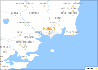 map of Husum