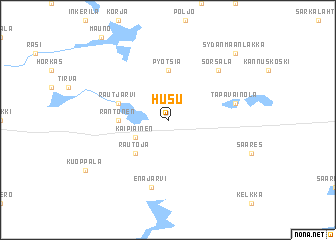 map of Husu