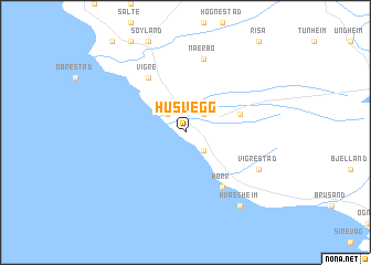 map of Husvegg