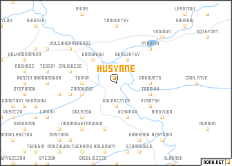 map of Husynne