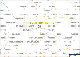 map of Huta Gotartowska