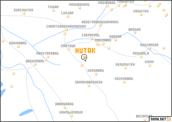 map of Hūtak