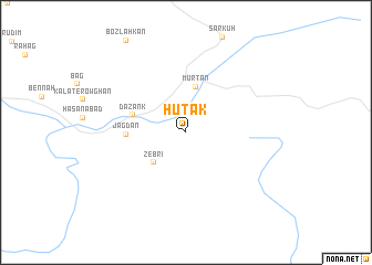 map of Hūtak