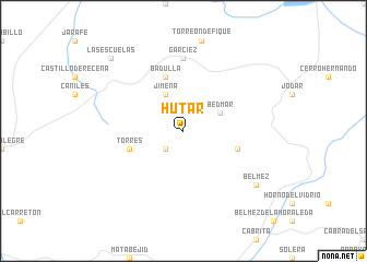 map of Hútar