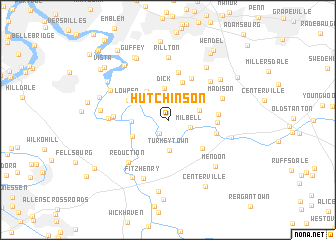 map of Hutchinson