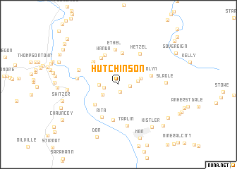 map of Hutchinson
