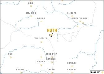 map of Ḩūth