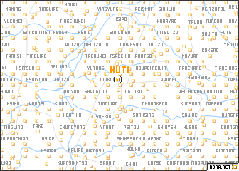 map of Hu-ti