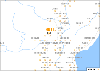 map of Hu-ti