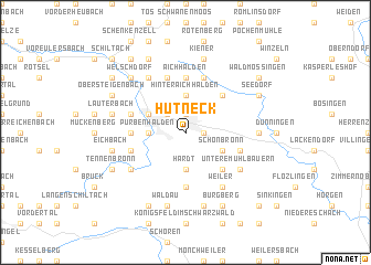 map of Hutneck