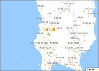 map of Hu-t\