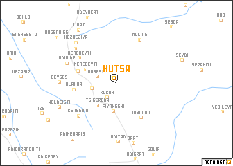 map of Hutsʼa