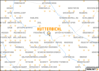 map of Hüttenbichl