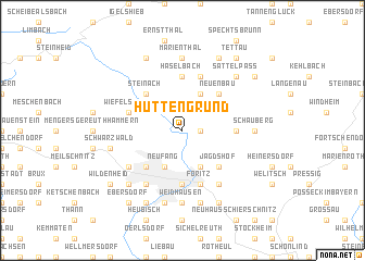 map of Hüttengrund