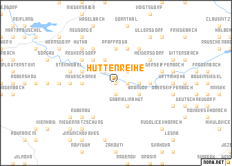 map of Hüttenreihe