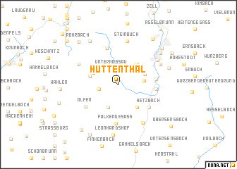 map of Hüttenthal