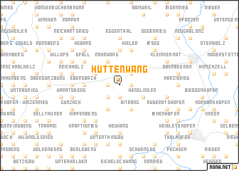 map of Huttenwang