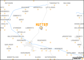 map of Hütten