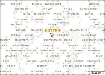 map of Hütten