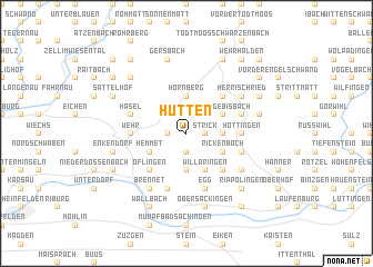 map of Hütten