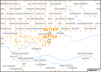 map of Hütten