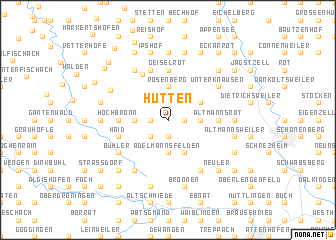 map of Hütten