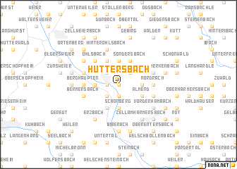 map of Hüttersbach