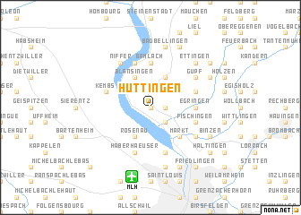 map of Huttingen