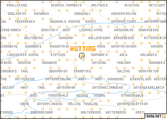 map of Hütting