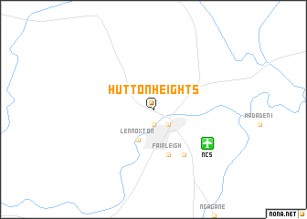 map of Hutton Heights