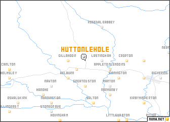 map of Hutton le Hole