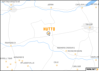 map of Hutto