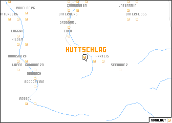 map of Hüttschlag