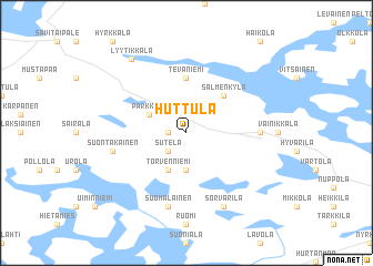map of Huttula