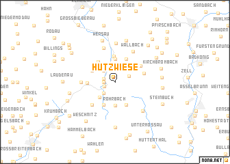 map of Hutzwiese