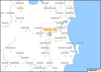 map of Hữu Lại