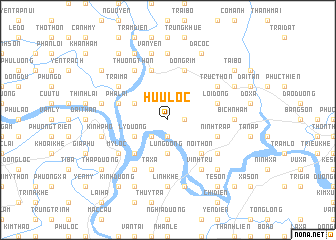 map of Hữu Lộc