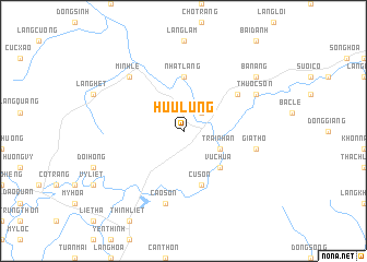 map of Hữu Lũng