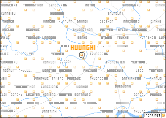 map of Hữu Nghi