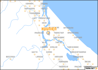 map of Hữu Niên