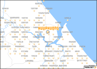 map of Hữu Phương